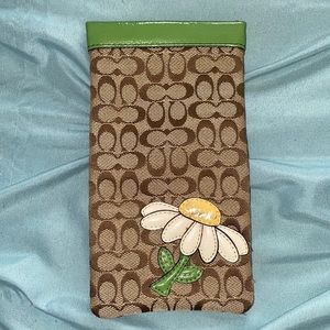 Coach Sunglass/eyeglass holder/case
